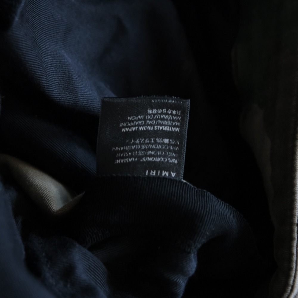 Amiri Cargo Pants Mens Camo Distressed Slim Fit Streetwear Size 27 Luxury - Picture 4 of 11